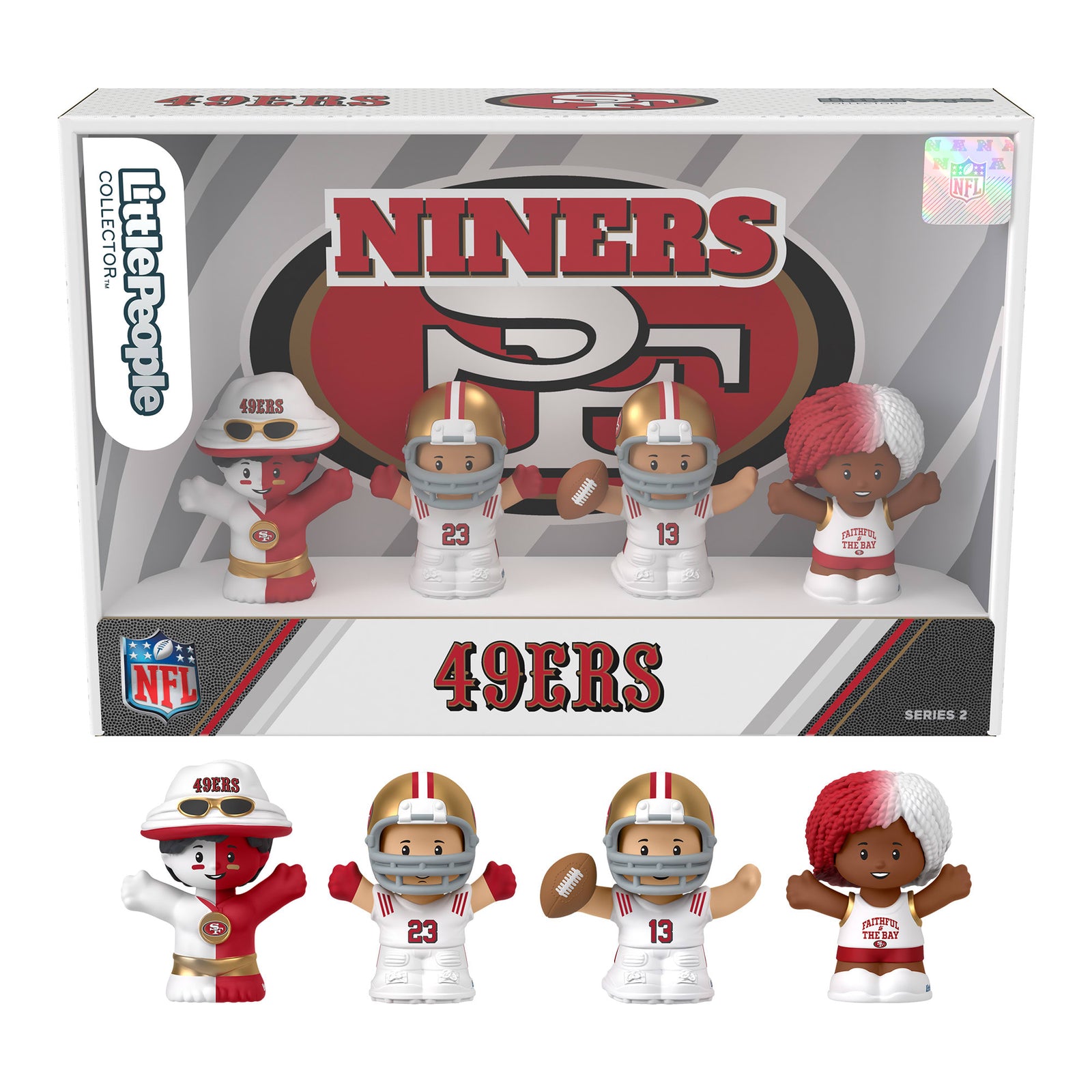 Little People Collector San Francisco 49ers Alternate Jersey Figure Set