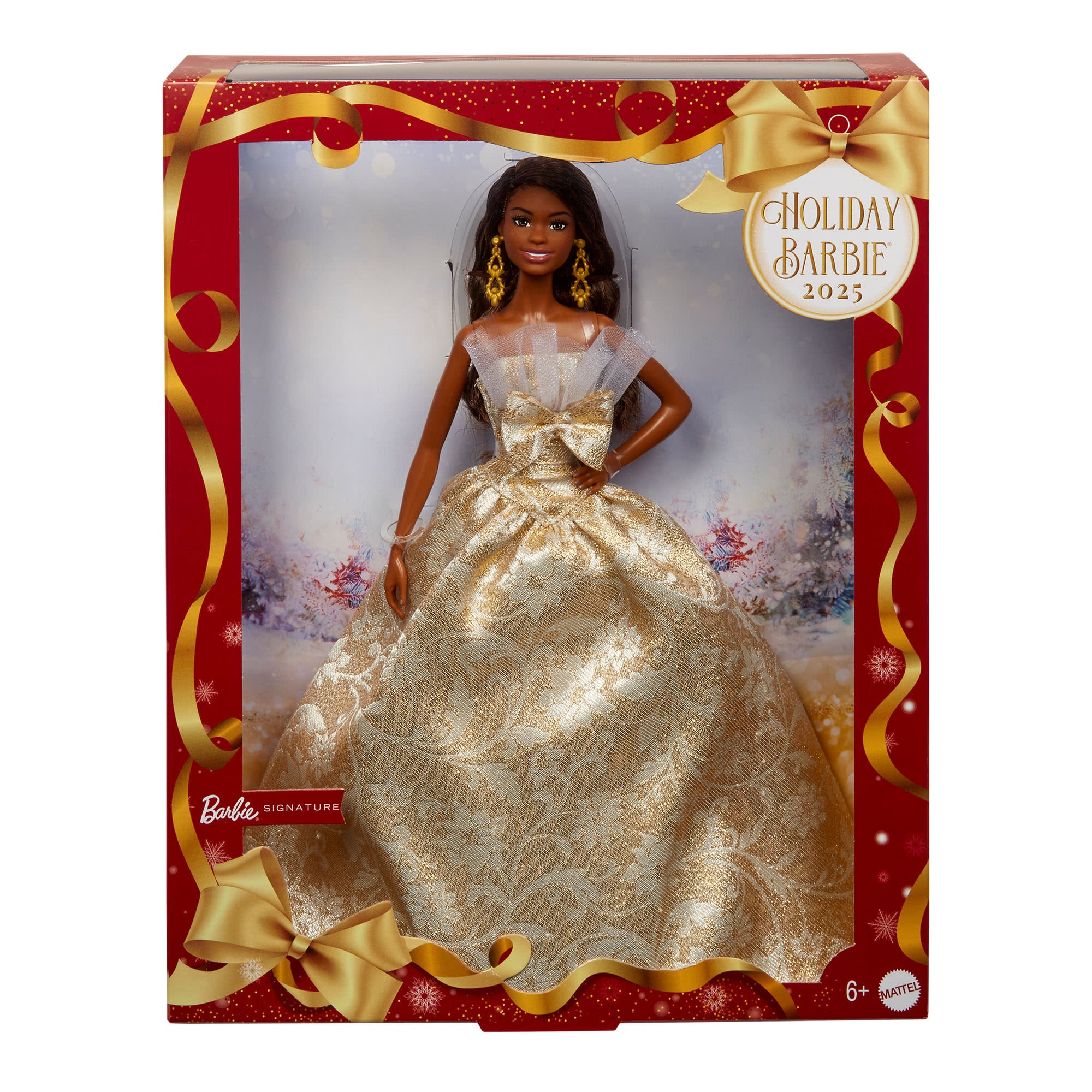 Barbie - Barbie Signature Holiday Noël - Mattel 2019 (ref. FXF01 Barbie - Barbie Signature Holiday Noël - Mattel 2019 (ref. FXF01