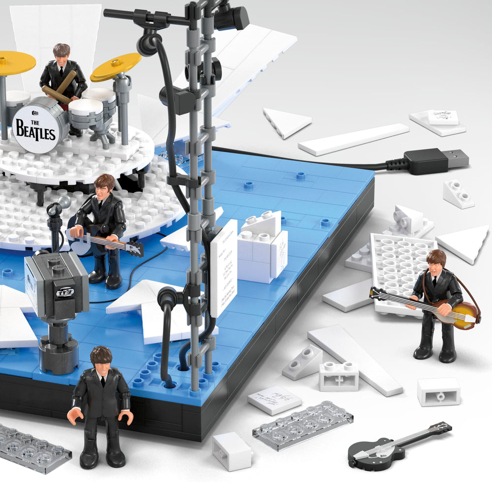 MEGA Showcase The Beatles 'Ladies and Gentlemen, The Beatles!' Building Toy Kit