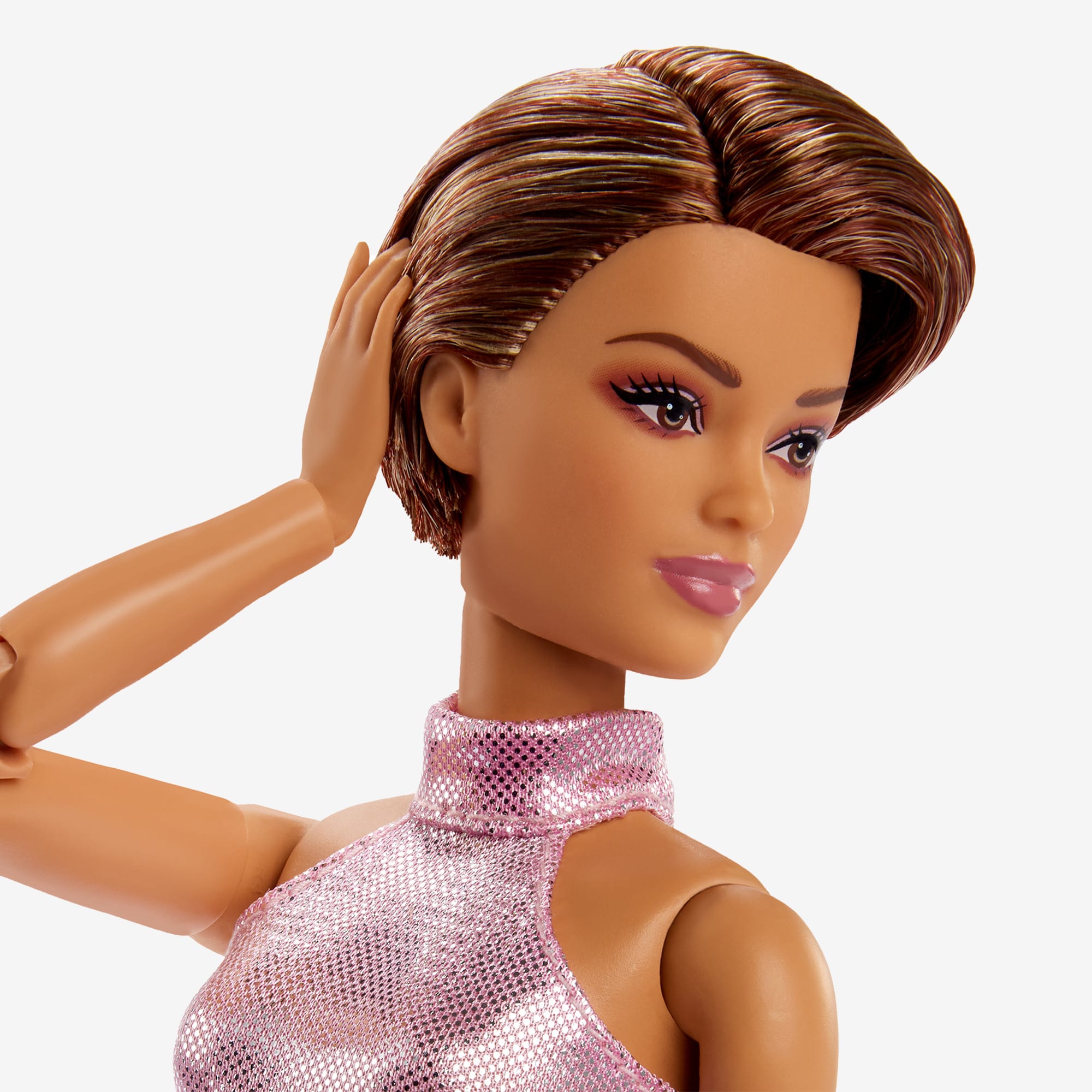 Barbie Looks Doll #22 (Petite, Short Auburn Hair)