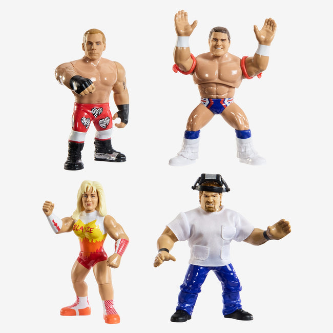 WWE Retro Action Figure 4-Pack Bundle