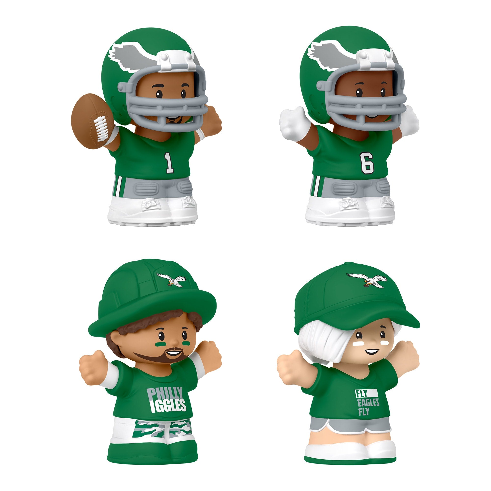 Little People Collector Philadelphia Eagles Alternate Jersey Figure Set