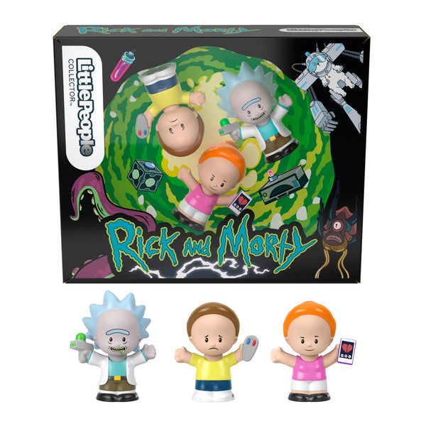 Little People Collector Rick and Morty Figure Set 2023 Mattel