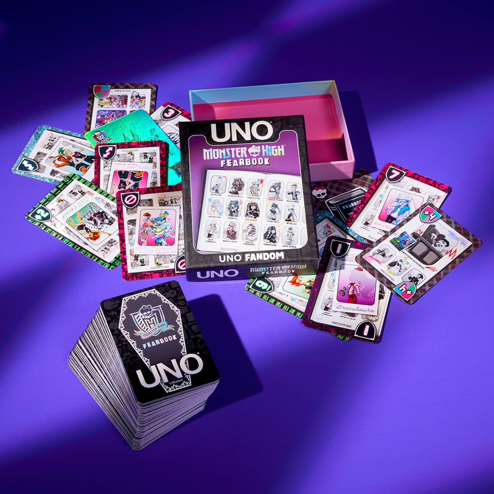 UNO Fandom Monster High Fearbook Deck