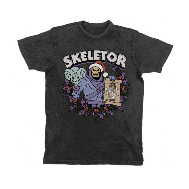Masters of the Universe Skeletor Naughty List Gray T-shirt