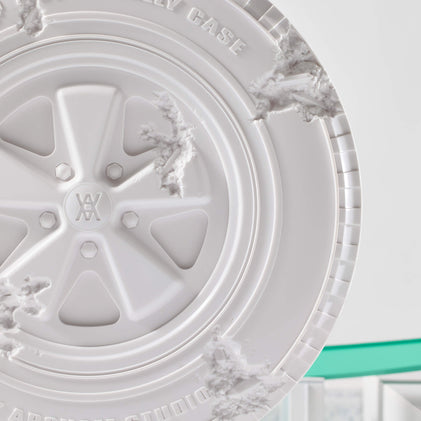 Hot Wheels x Daniel Arsham Eroded Porsche 930 and Rally Case