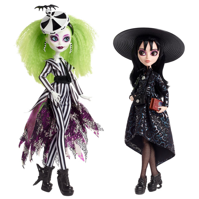 Beetlejuice & Lydia Deetz Monster High Skullector Doll 2-Pack