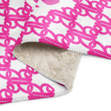 Barbie Logo Sherpa Blanket