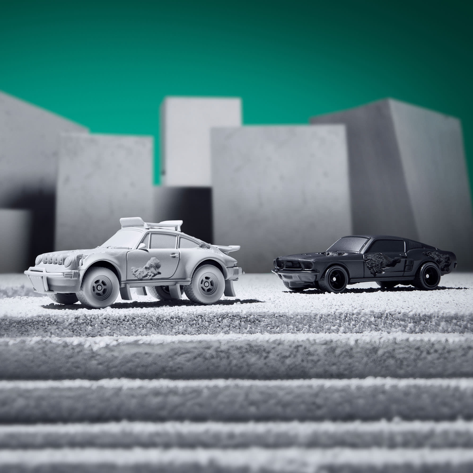 Hot Wheels x Daniel Arsham Eroded Porsche Safari