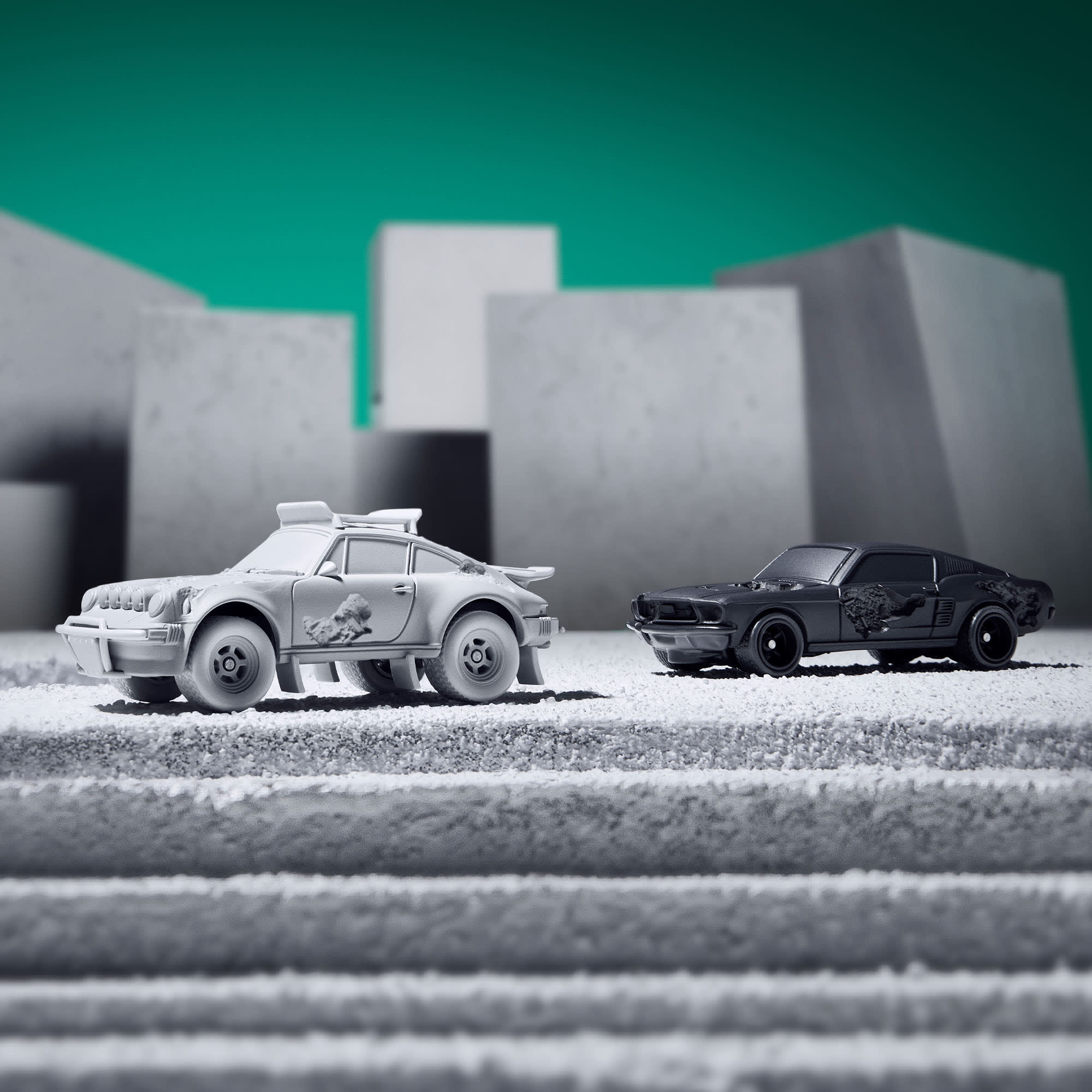 Hot Wheels x Daniel Arsham Eroded Porsche Safari | Mattel Creations