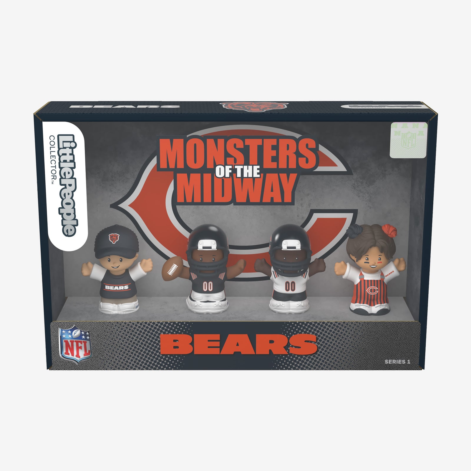 Little People Collector x NFL Chicago Bears Set
