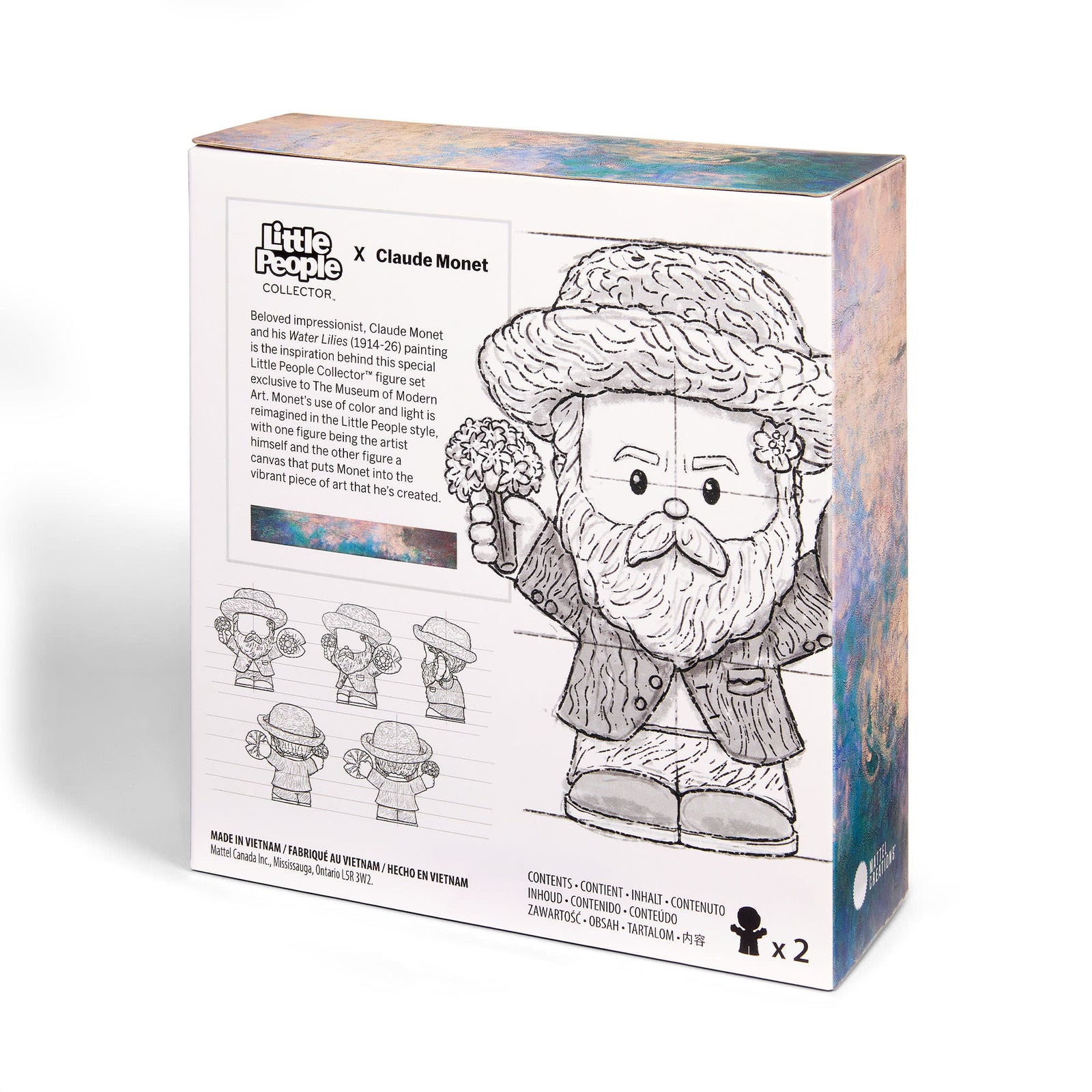 Little People Collector x MoMA Claude Monet Figure Set