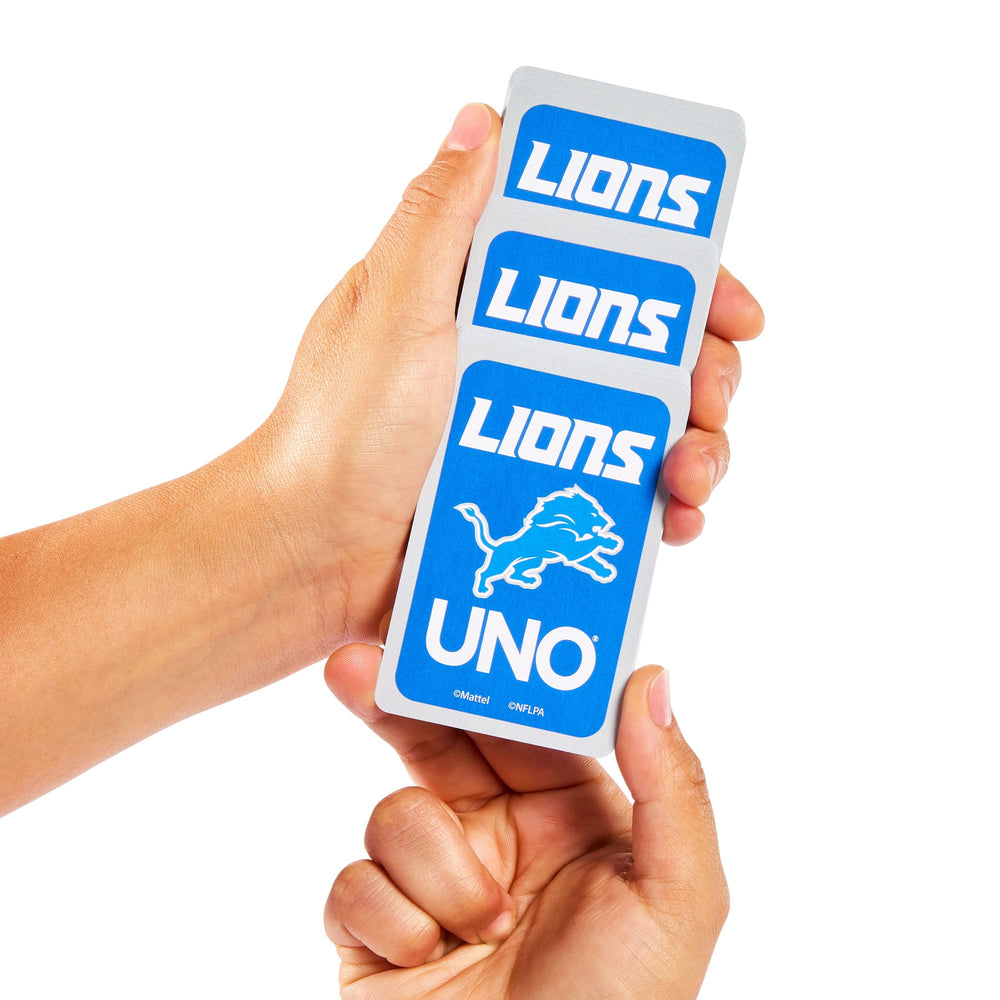 UNO Fandom NFL Detroit Lions Game Deck | Mattel Creations