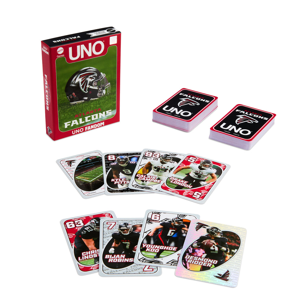 UNO Fandom NFL Atlanta Falcons Game Deck