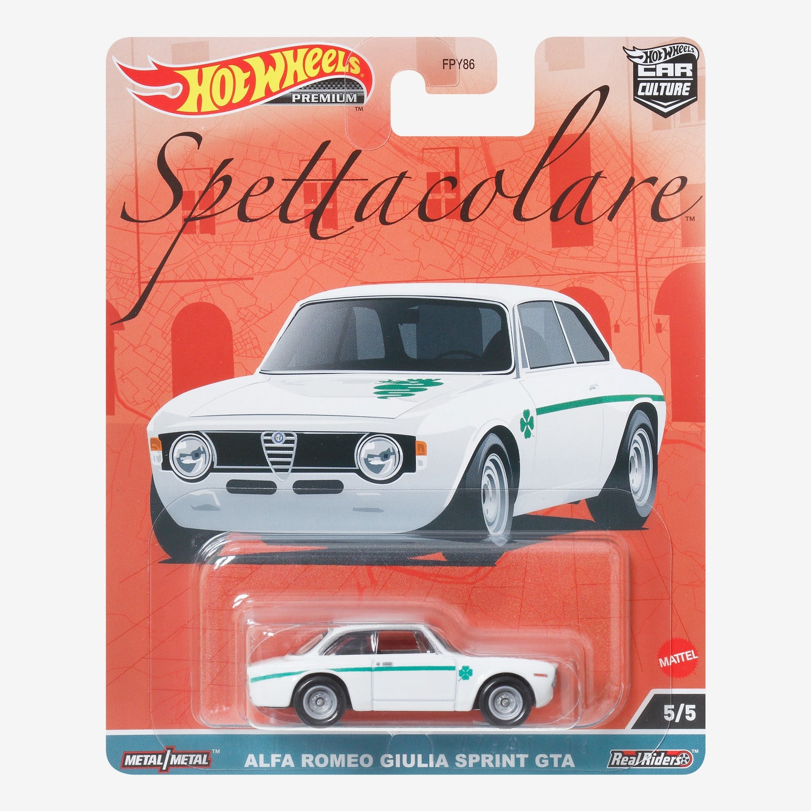 Hot Wheels Premium Car Culture Spettacolare – Alfa Romeo Giulia Sprint GTA