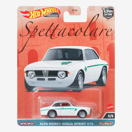 Hot Wheels Premium Car Culture Spettacolare – Alfa Romeo Giulia Sprint GTA