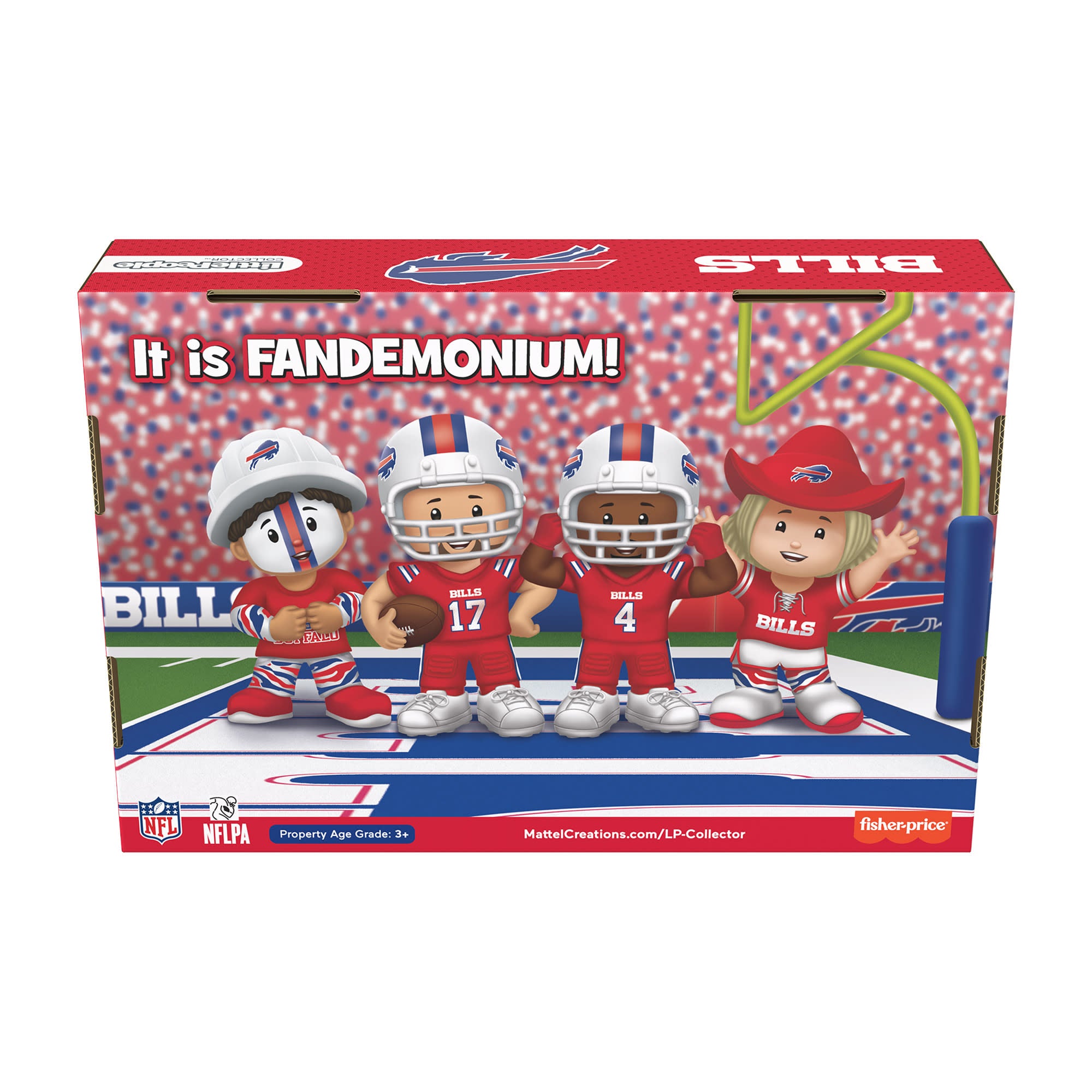 Little People Collector Buffalo Bills Alternate Jersey Figure Set