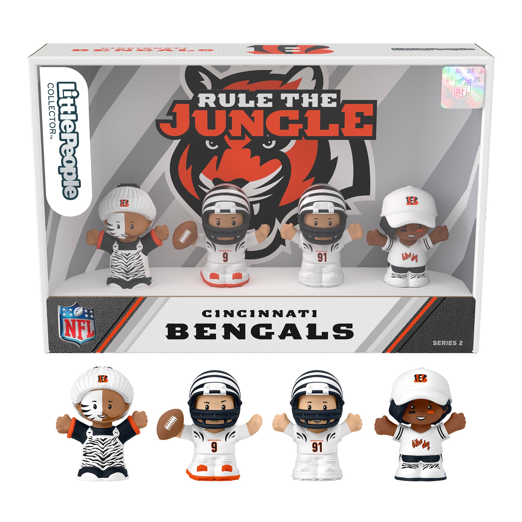 Little People Collector Cincinnati Bengals Alternate Jersey Figure Set