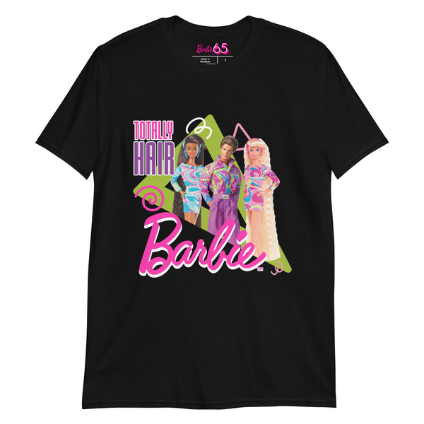 Barbie 1990's Totally Hair Black T-Shirt | Mattel Creations