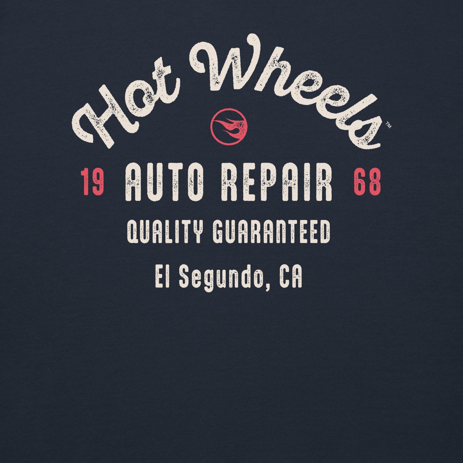 Hot Wheels Customizable Auto Repair Mechanic Navy Hoodie