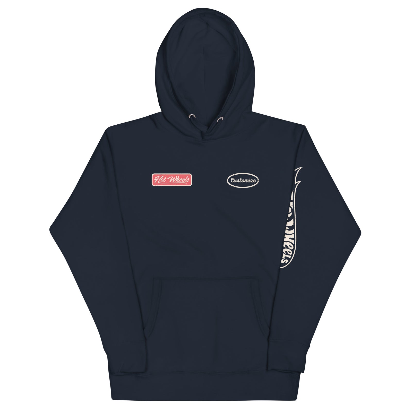Hot Wheels Customizable Auto Repair Mechanic Navy Hoodie