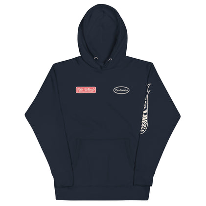 Hot Wheels Customizable Auto Repair Mechanic Navy Hoodie