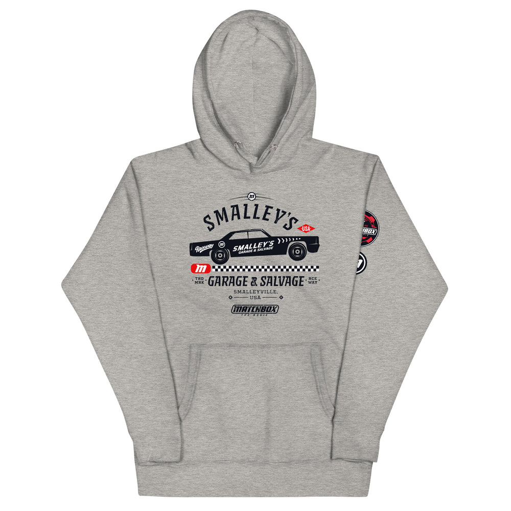 Matchbox  The Movie Smalley's Garage & Salvage Gray Hoodie