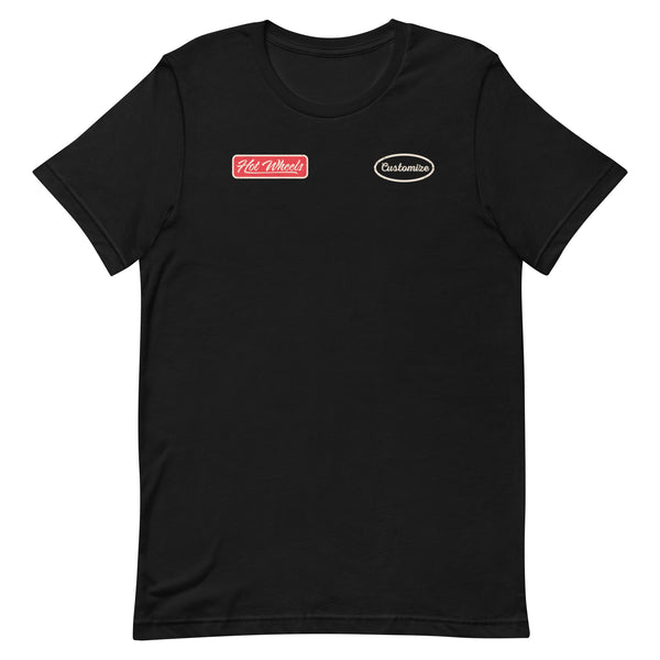 Hot Wheels Customizable Legends Mechanic Black T-Shirt – Mattel