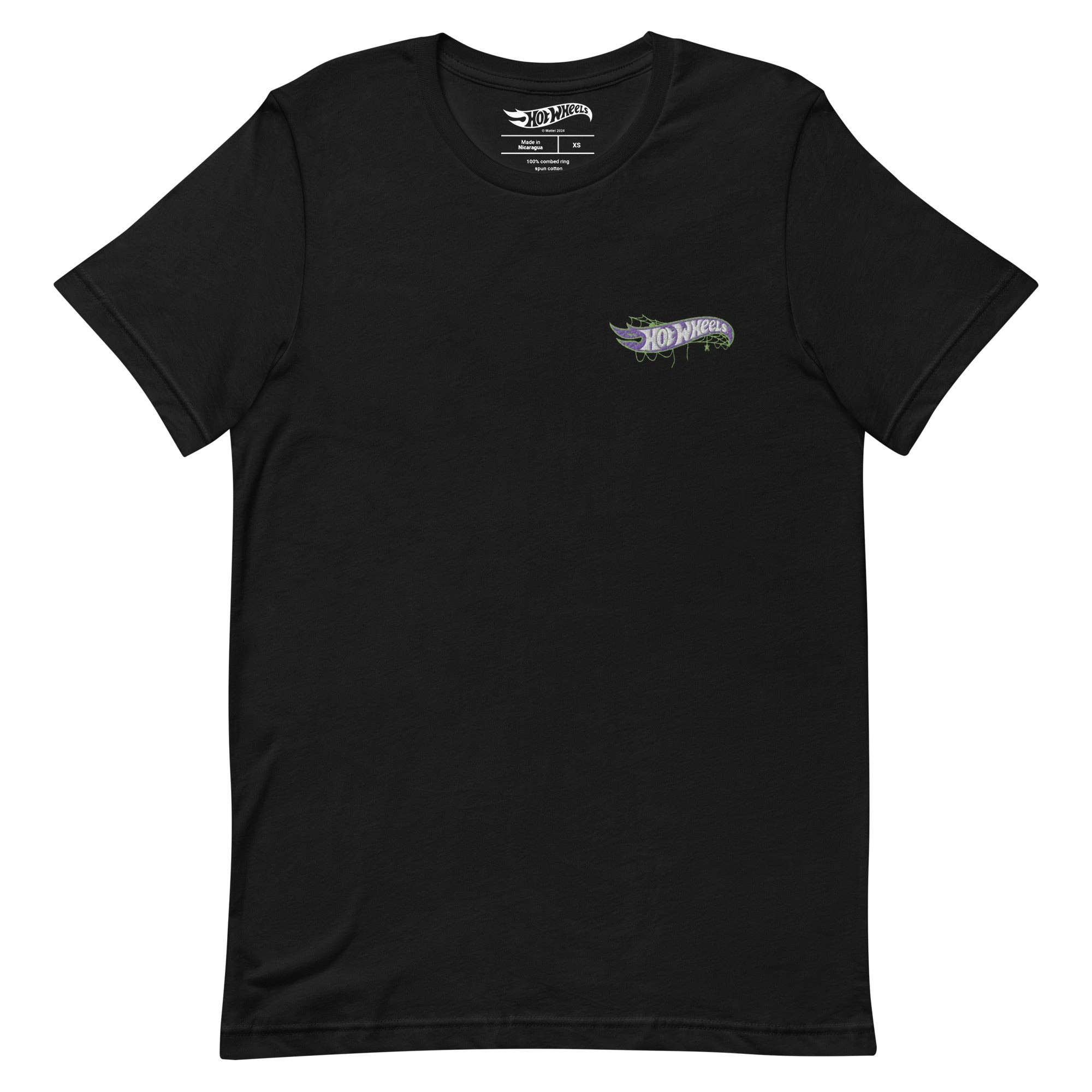 Hot Wheels Spiderweb Logo Embroidered T-shirt