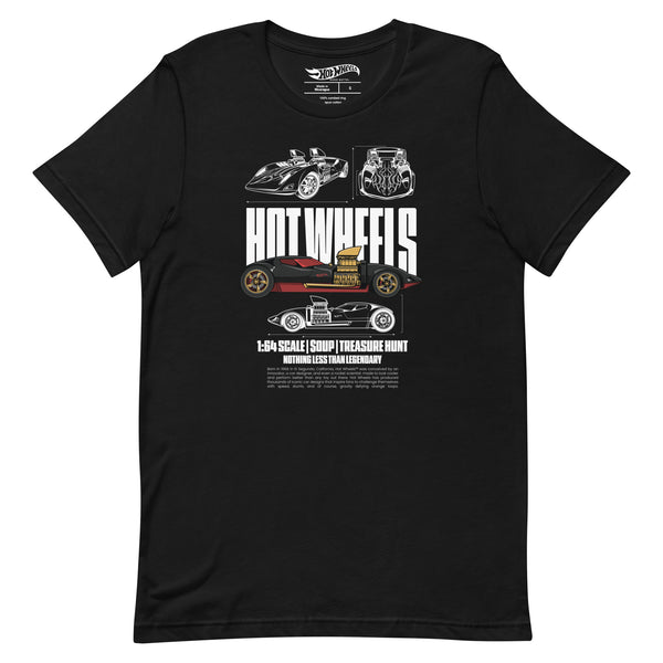 OZONE ROCKS× Hot Wheels Tシャツ Hot Wheels Nothing Less than Legendary Black T-Shirt | Mattel