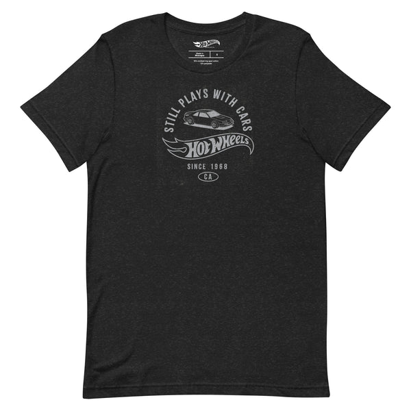 Hot Wheels Still Plays with Hot Wheels Cars Black T-Shirt | Mattel