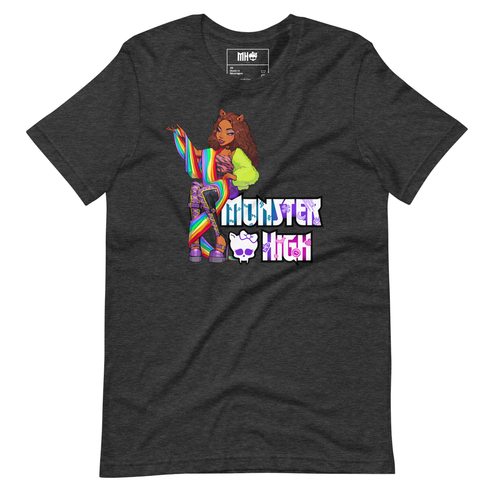 Monster High Pride Clawdeen Flag T-shirt (Lou Choquette)