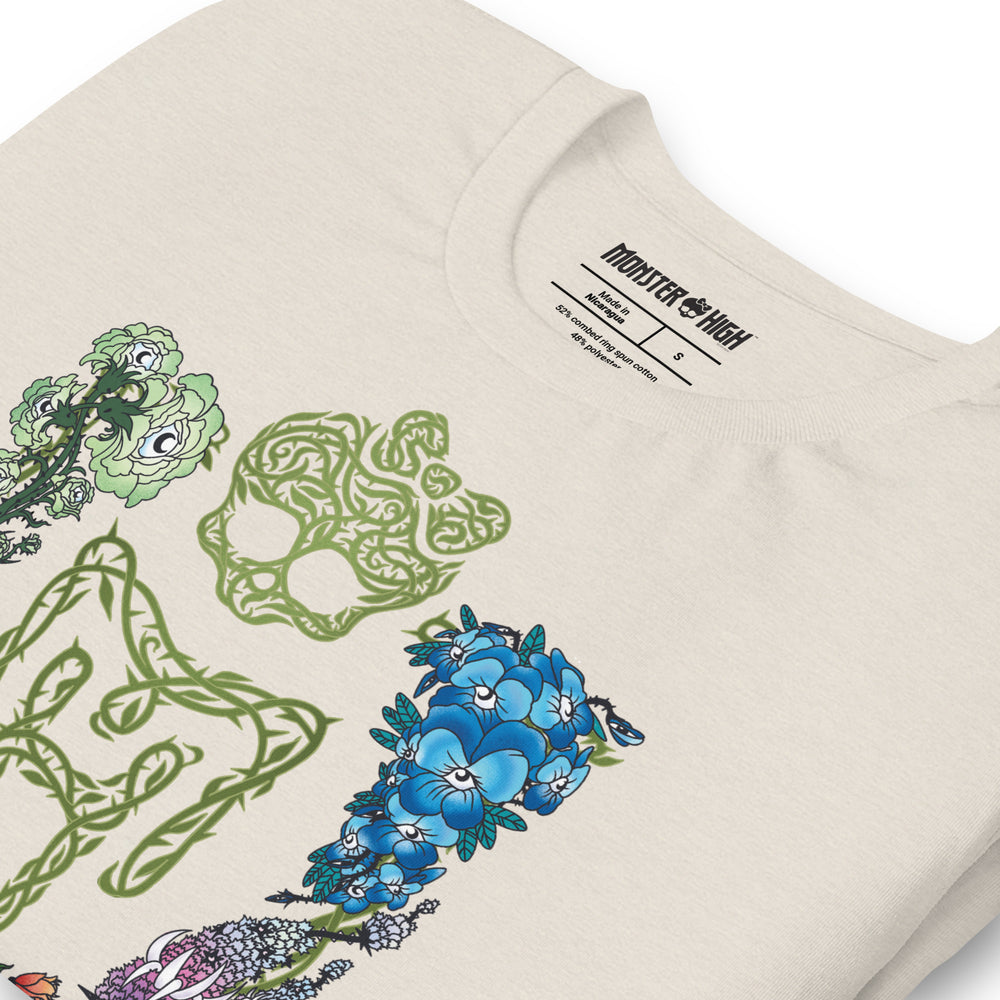 Monster High Pride Floral Oatmeal T-Shirt (Jeremy Holder)