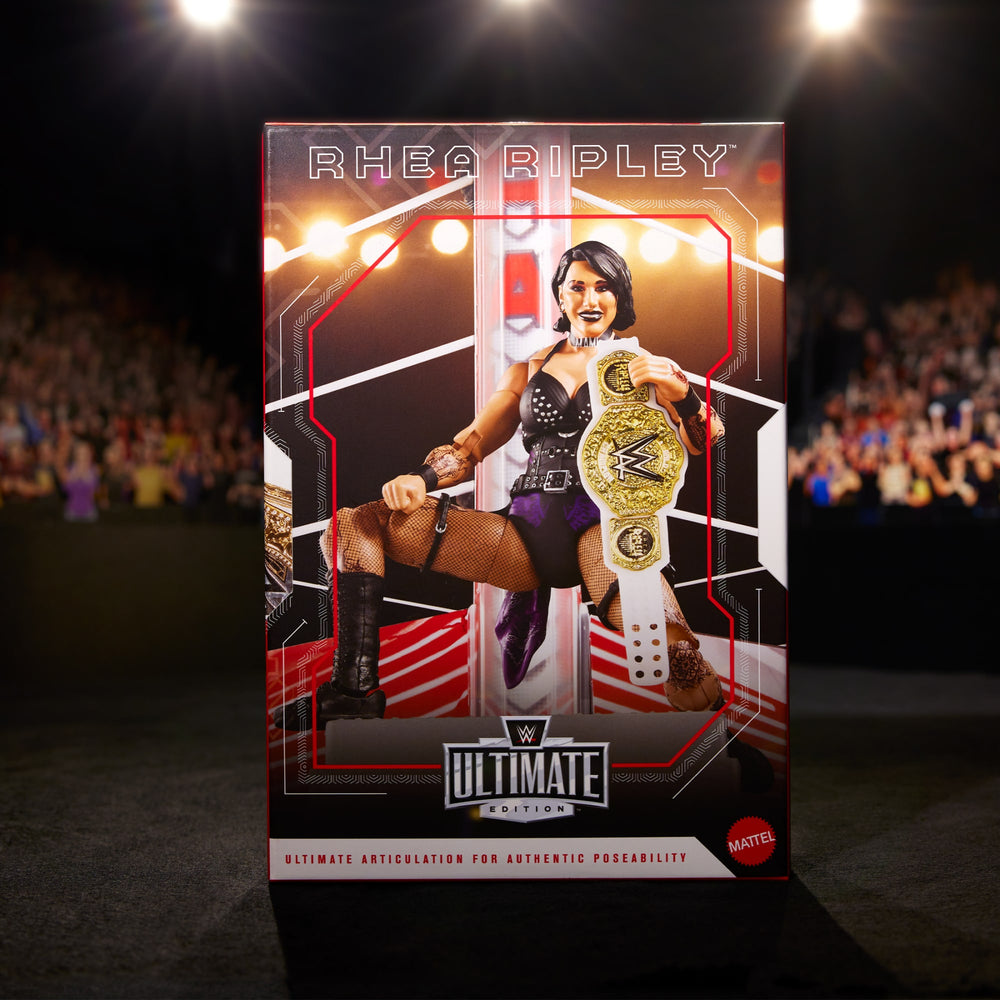 WWE Ultimate Edition RAW Ring and Rhea Ripley Figure | Mattel Creations