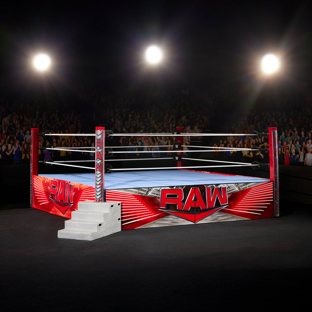 Wwe Raw Red Ropes WWE Ultimate Edition RAW Ring and Rhea Ripley Figure | Mattel Creations