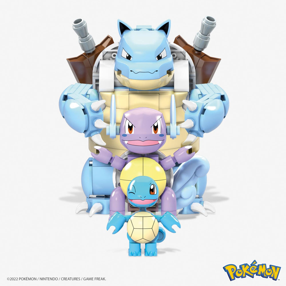 MEGA Construx Pokemon Squirtle Evolution Construction Set