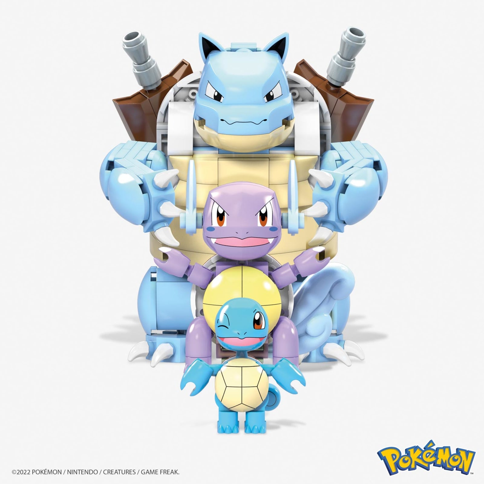 MEGA Construx Pokemon Squirtle Evolution Construction Set
