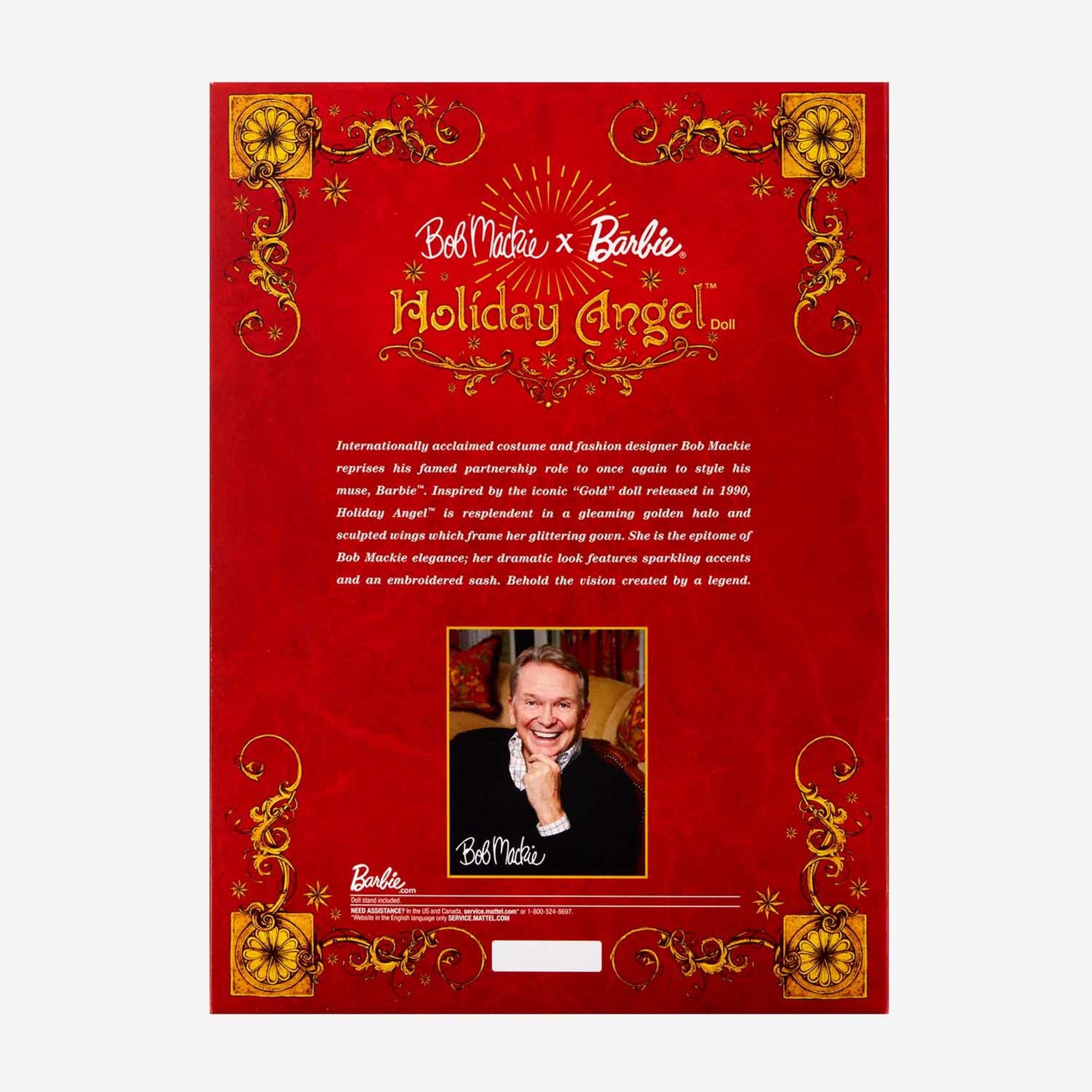 Bob Mackie Barbie Holiday Angel Doll