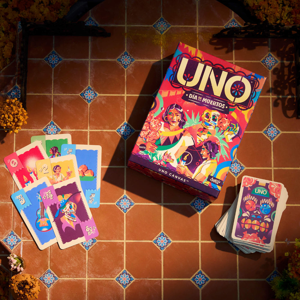 UNO Canvas Día de Muertos Card Game