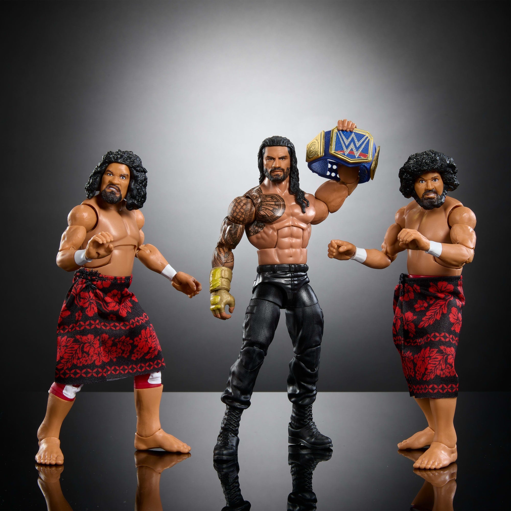 WWE Elite Samoan Dynasty Pack of 3 Action Figures