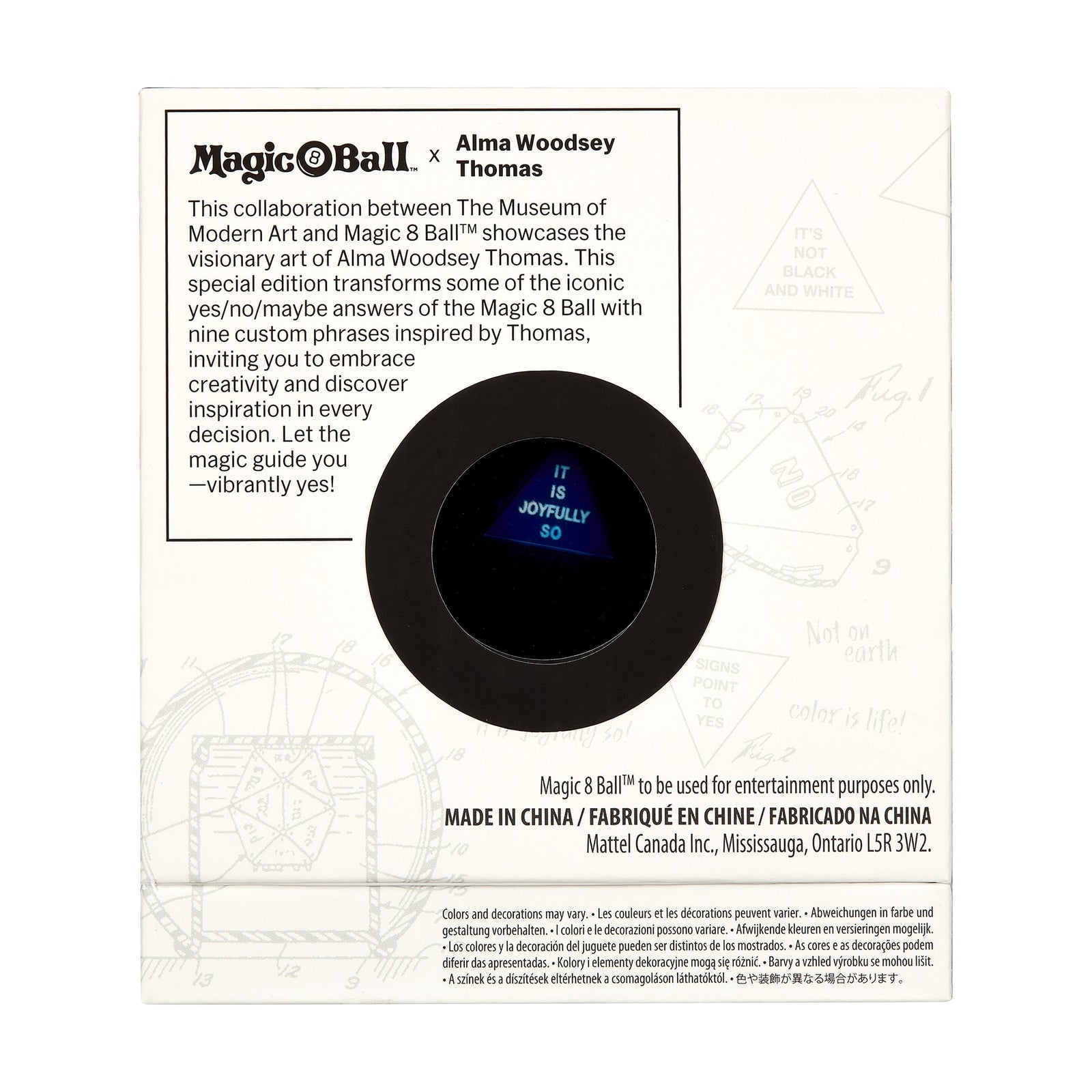Magic 8 Ball x MoMA Alma Woodsey Thomas