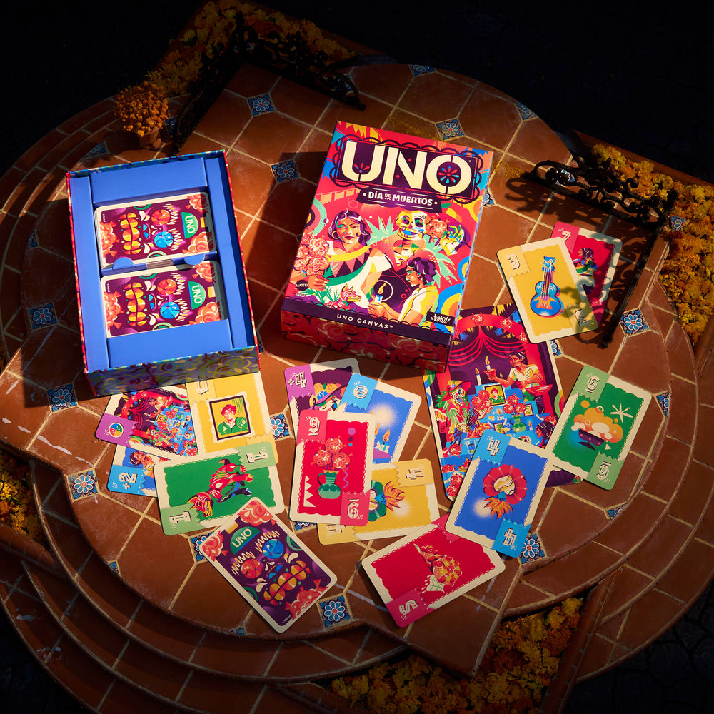 UNO Canvas Día de Muertos Card Game