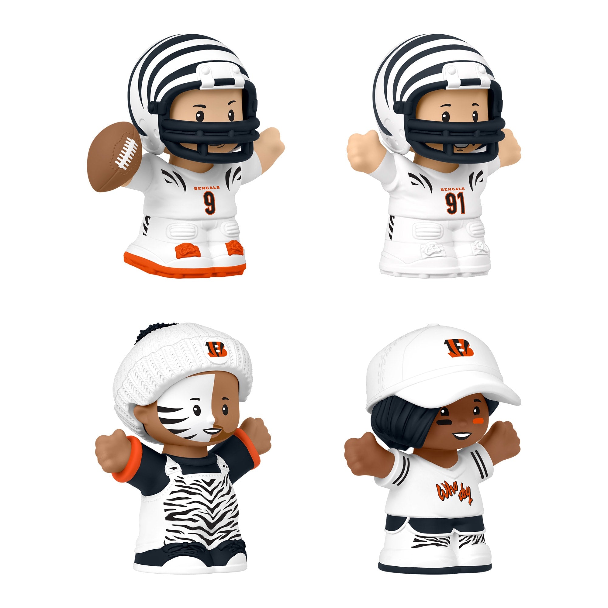 Little People Collector Cincinnati Bengals Alternate Jersey Figure Set