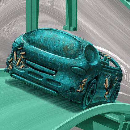 Hot Wheels x Daniel Arsham Legends Archive Lap 2 Poster – Mattel