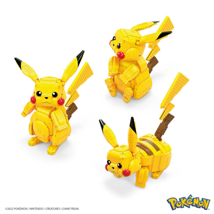 MEGA Pokémon Building Toy Kit Jumbo Pikachu Mattel Creation