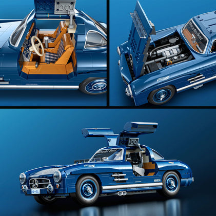 Mattel Brick Shop Hot Wheels Mercedes-Benz 300 SL Building Set