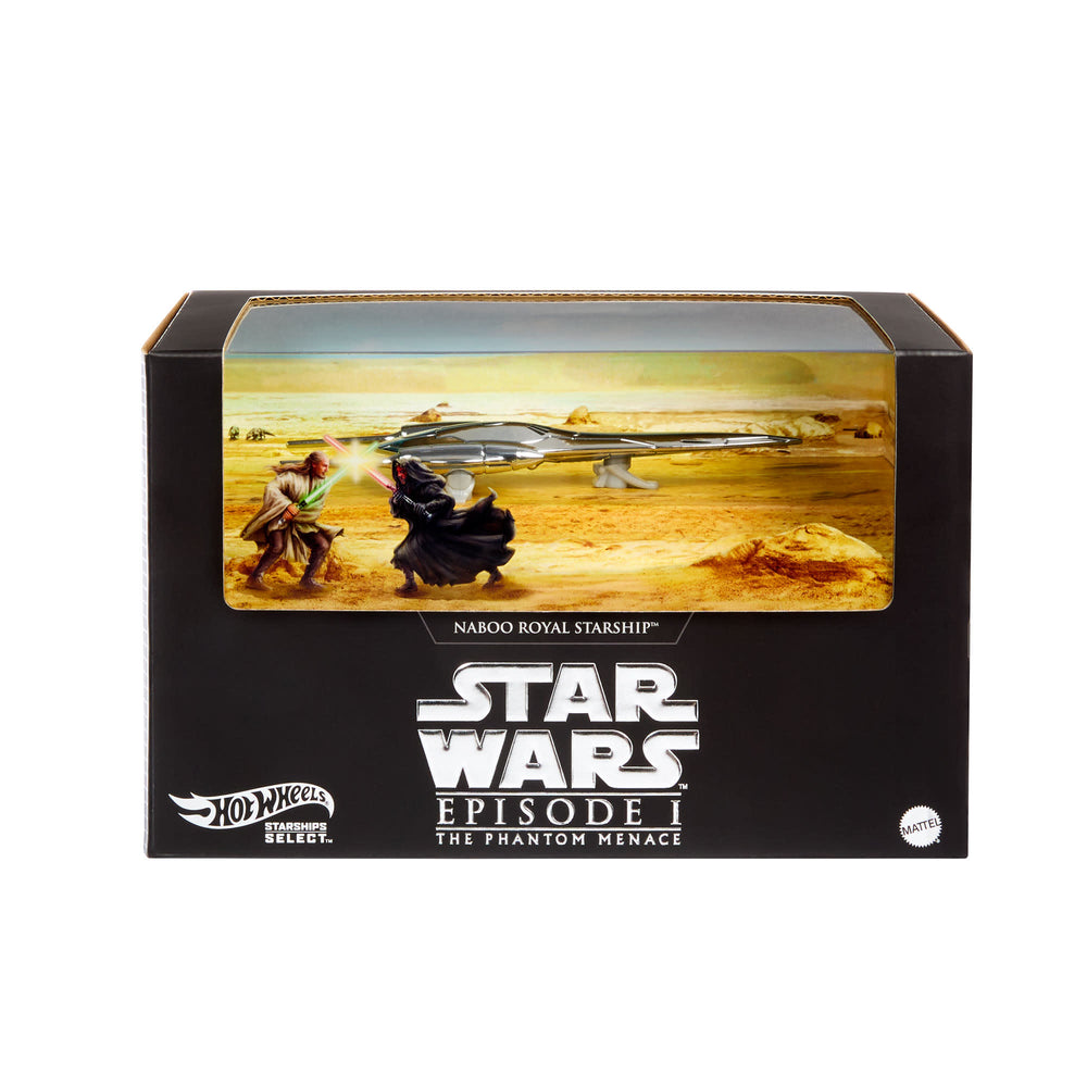 Hot Wheels Star Wars Ghost Starship Collection Vehicle - Premium 11-15cm Replica With Display Base & Moving Parts