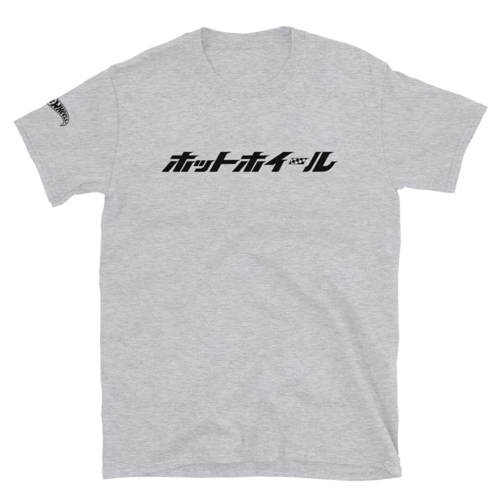Hot Wheels Japanese Logo Short-Sleeve Sport Grey Unisex T-Shirt