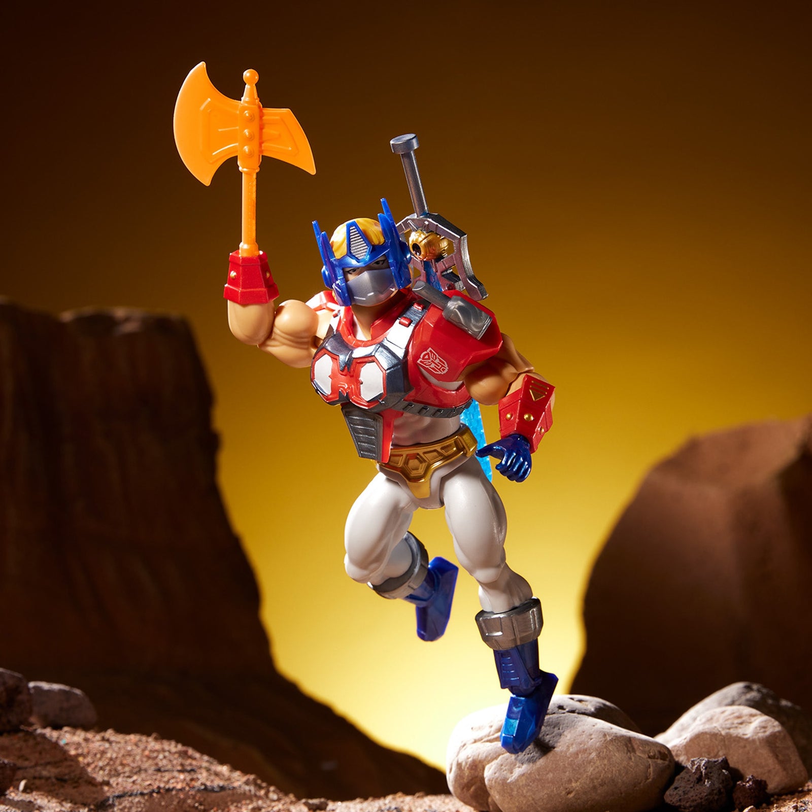 Masters of the Universe x Transformers Optimus Prime Armor He-Man ...