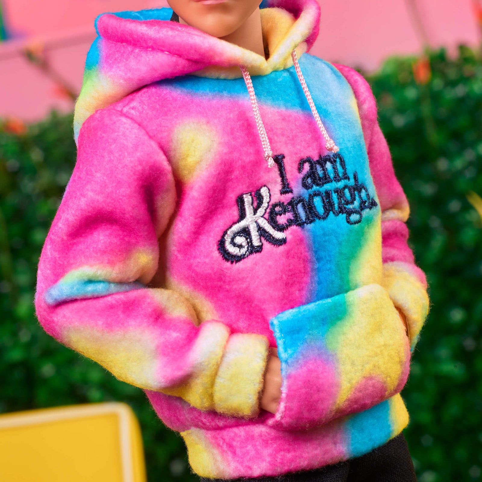 Ken Doll Wearing “I Am Kenough” Hoodie – Barbie The Movie